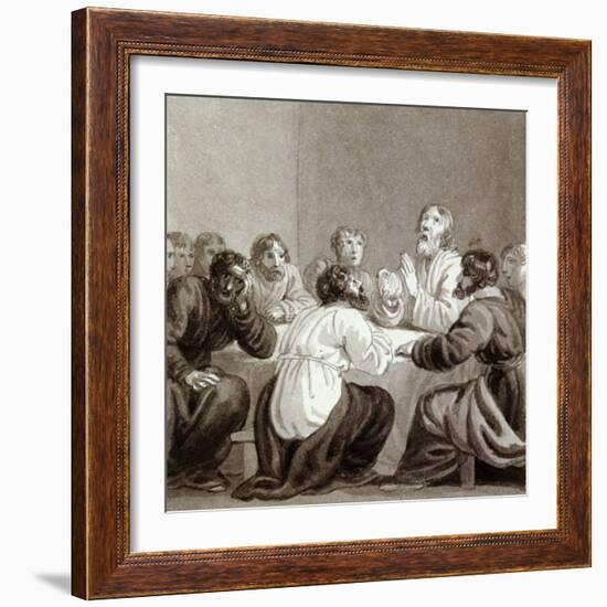 The Last Supper, C1810-C1844-Henry Corbould-Framed Giclee Print