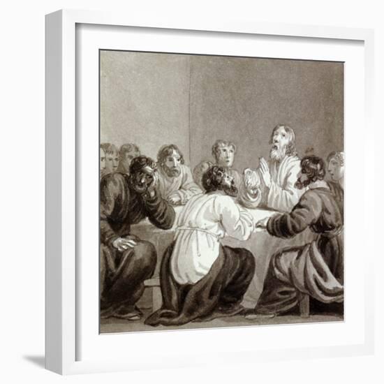 The Last Supper, C1810-C1844-Henry Corbould-Framed Giclee Print