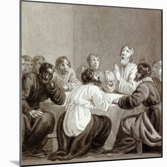 The Last Supper, C1810-C1844-Henry Corbould-Mounted Giclee Print