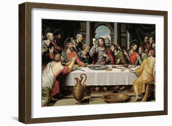 The Last Supper, Ca. 1562-Juan De juanes-Framed Giclee Print