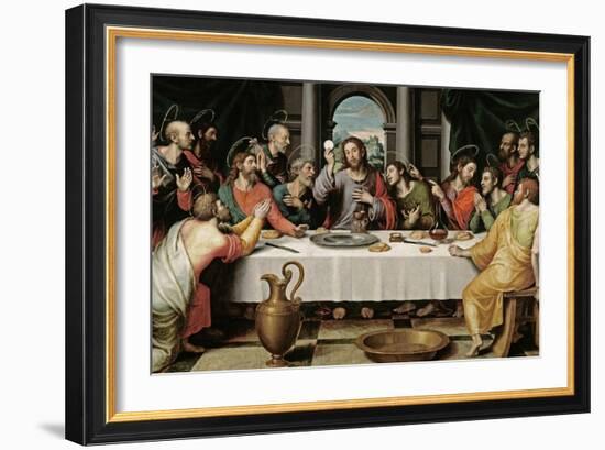 The Last Supper, Ca. 1562-Juan De juanes-Framed Giclee Print