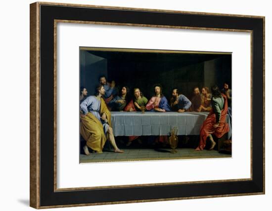 The Last Supper, Called "The Little Last Supper"-Philippe De Champaigne-Framed Giclee Print