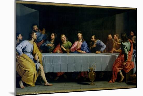 The Last Supper, Called "The Little Last Supper"-Philippe De Champaigne-Mounted Giclee Print