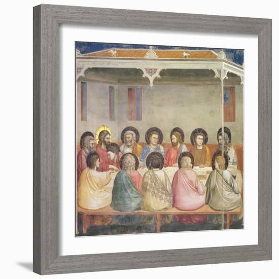 The Last Supper, circa 1305-Giotto di Bondone-Framed Giclee Print