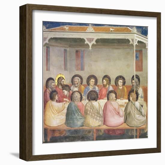 The Last Supper, circa 1305-Giotto di Bondone-Framed Giclee Print