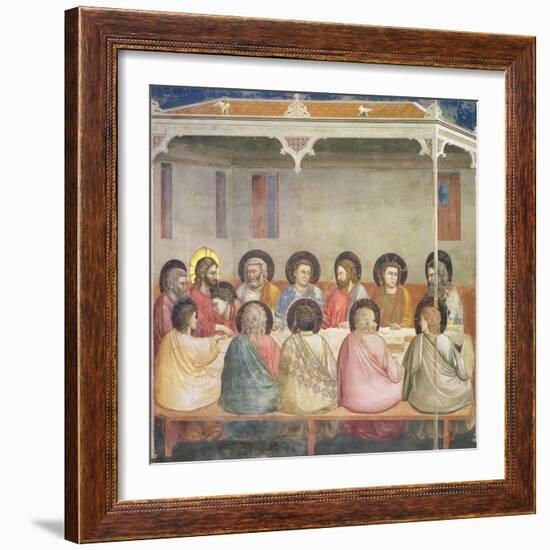 The Last Supper, circa 1305-Giotto di Bondone-Framed Giclee Print