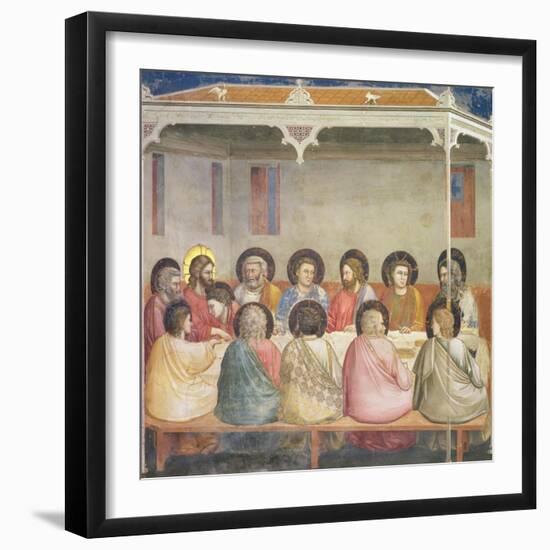 The Last Supper, circa 1305-Giotto di Bondone-Framed Giclee Print
