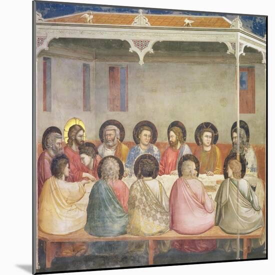 The Last Supper, circa 1305-Giotto di Bondone-Mounted Giclee Print