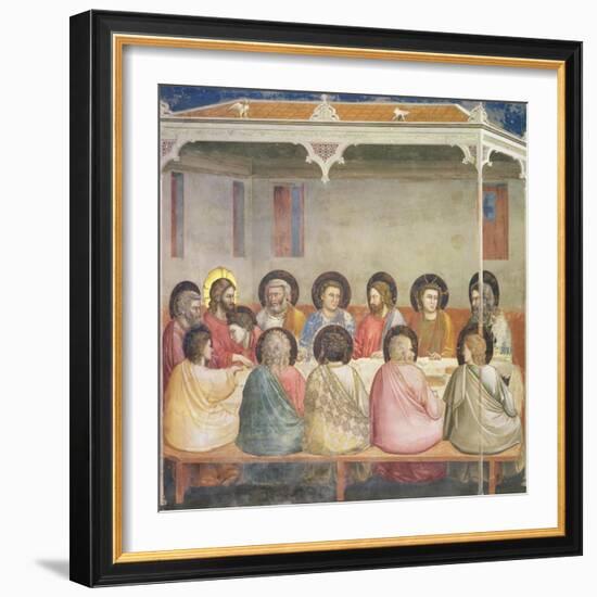 The Last Supper, circa 1305-Giotto di Bondone-Framed Giclee Print