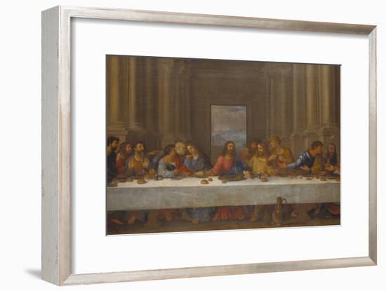 The Last Supper. (Copy after Leonardo Da Vinci)-Nicolas Poussin-Framed Giclee Print