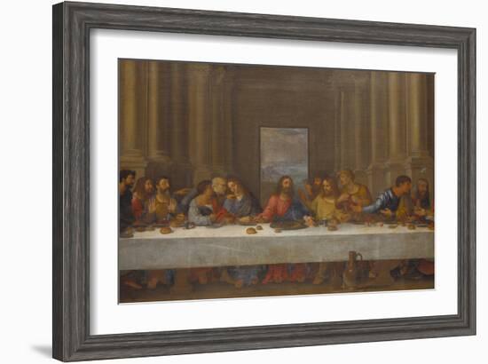 The Last Supper. (Copy after Leonardo Da Vinci)-Nicolas Poussin-Framed Giclee Print