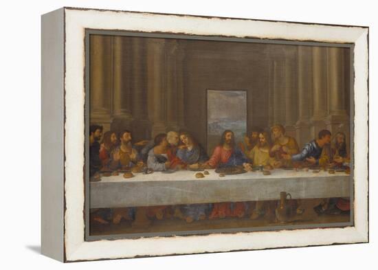 The Last Supper. (Copy after Leonardo Da Vinci)-Nicolas Poussin-Framed Premier Image Canvas