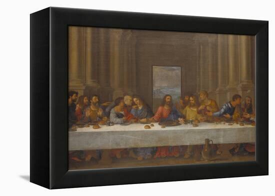 The Last Supper. (Copy after Leonardo Da Vinci)-Nicolas Poussin-Framed Premier Image Canvas