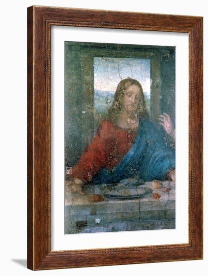 The Last Supper, Detail, 1495-1498-Leonardo da Vinci-Framed Giclee Print