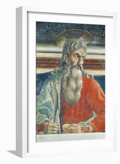 The Last Supper, Detail of Saint Andrew, 1447-Andrea Del Castagno-Framed Giclee Print