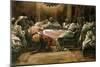 The Last Supper. Judas Dipping His Hand in the Dish-James Tissot-Mounted Giclee Print