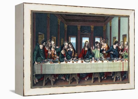 The Last Supper -New Testament-Leonardo Da Vinci-Framed Premier Image Canvas