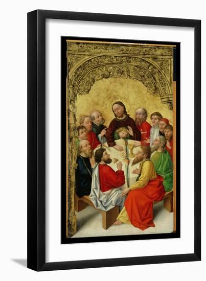 The Last Supper (Oil on Panel)-German School-Framed Giclee Print