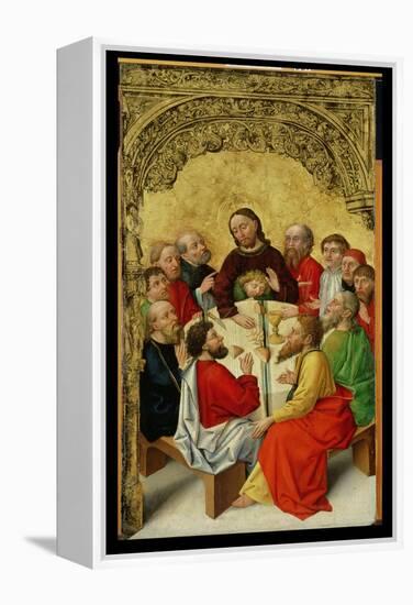 The Last Supper (Oil on Panel)-German School-Framed Premier Image Canvas
