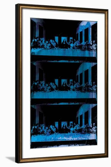 The Last Supper X-Ray (After Da Vinci)-Eccentric Accents-Framed Giclee Print