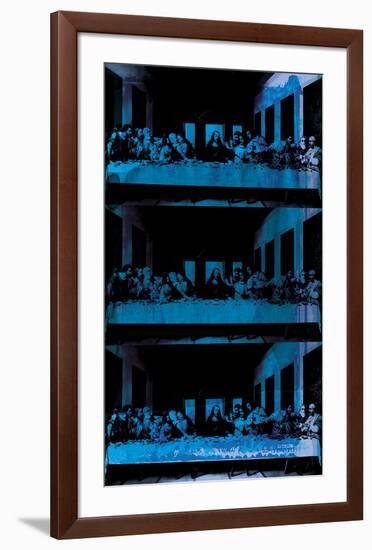 The Last Supper X-Ray (After Da Vinci)-Eccentric Accents-Framed Giclee Print