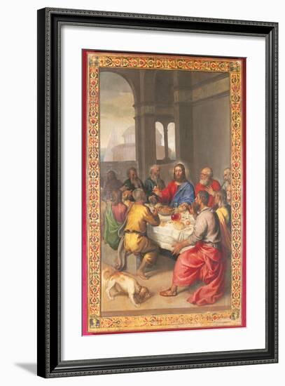 The Last Supper-Titian (Tiziano Vecelli)-Framed Giclee Print