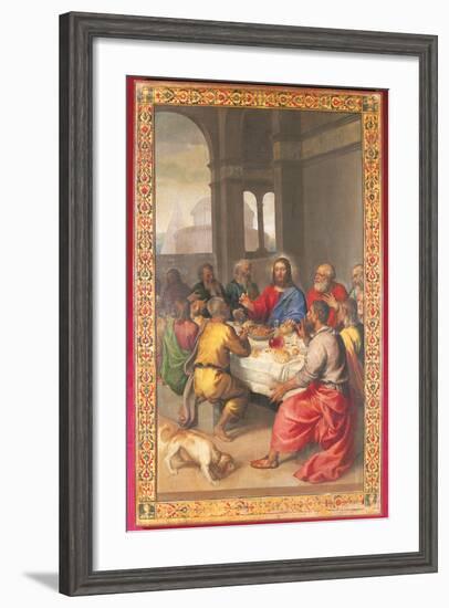 The Last Supper-Titian (Tiziano Vecelli)-Framed Giclee Print