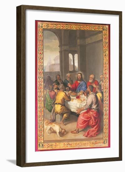 The Last Supper-Titian (Tiziano Vecelli)-Framed Giclee Print