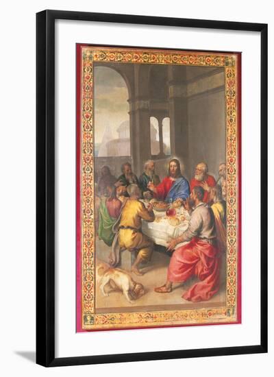 The Last Supper-Titian (Tiziano Vecelli)-Framed Giclee Print