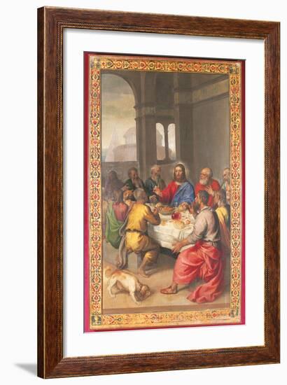 The Last Supper-Titian (Tiziano Vecelli)-Framed Giclee Print