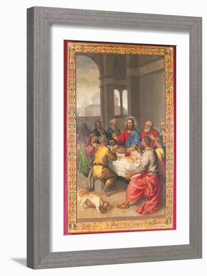 The Last Supper-Titian (Tiziano Vecelli)-Framed Giclee Print