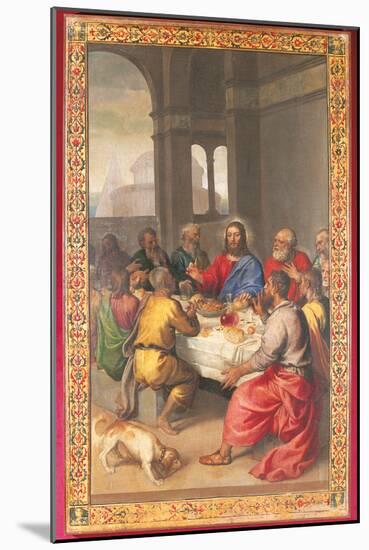 The Last Supper-Titian (Tiziano Vecelli)-Mounted Giclee Print