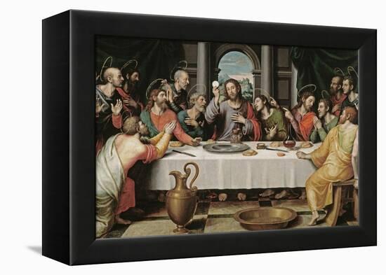The Last Supper-Juan De juanes-Framed Premier Image Canvas