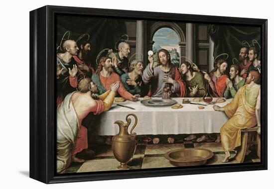 The Last Supper-Juan De juanes-Framed Premier Image Canvas