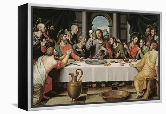 The Last Supper-Juan De juanes-Framed Premier Image Canvas