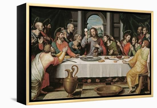 The Last Supper-Juan De juanes-Framed Premier Image Canvas