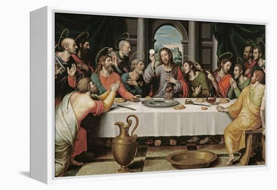 The Last Supper-Juan De juanes-Framed Premier Image Canvas