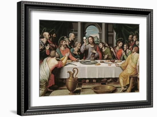 The Last Supper-Juan De juanes-Framed Premium Giclee Print