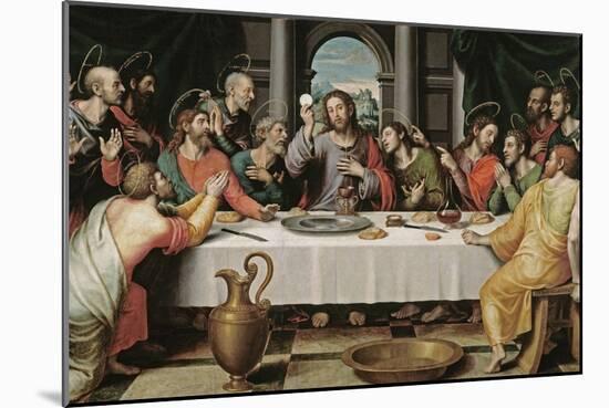 The Last Supper-Juan De juanes-Mounted Giclee Print