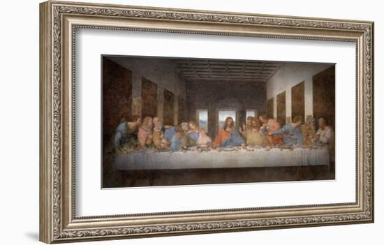 The Last Supper-Leonardo Da Vinci-Framed Art Print