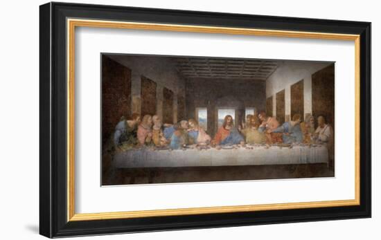 The Last Supper-Leonardo Da Vinci-Framed Art Print