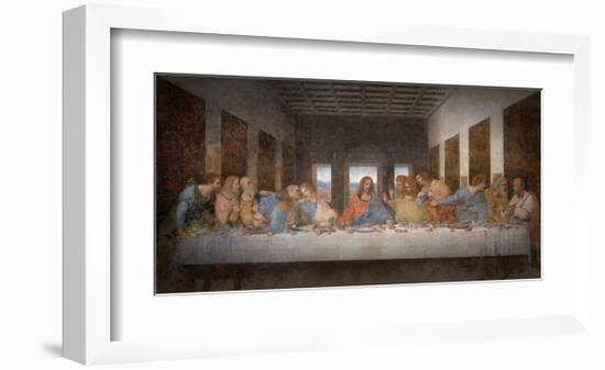 The Last Supper-Leonardo Da Vinci-Framed Art Print