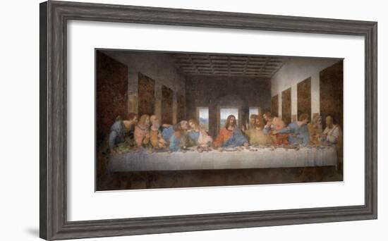 The Last Supper-Leonardo Da Vinci-Framed Art Print