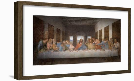 The Last Supper-Leonardo Da Vinci-Framed Art Print