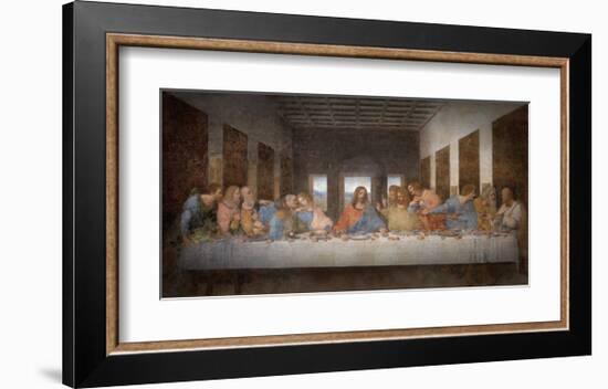 The Last Supper-Leonardo Da Vinci-Framed Premium Giclee Print