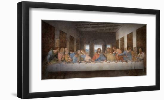 The Last Supper-Leonardo Da Vinci-Framed Premium Giclee Print
