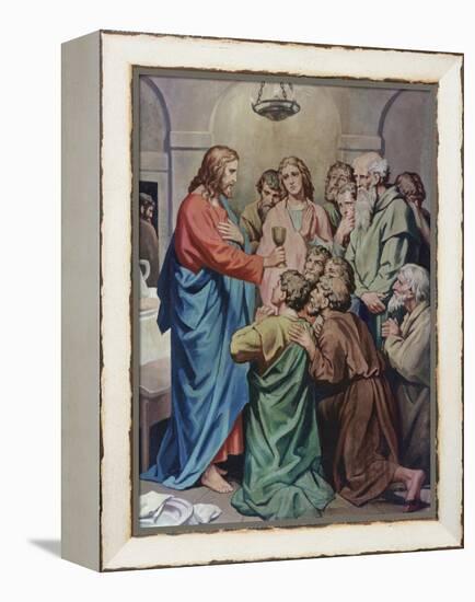 The Last Supper-Heinrich Hofmann-Framed Premier Image Canvas