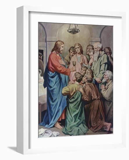 The Last Supper-Heinrich Hofmann-Framed Giclee Print