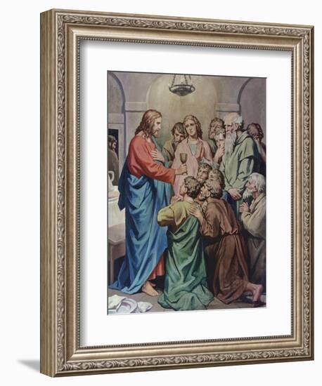 The Last Supper-Heinrich Hofmann-Framed Giclee Print