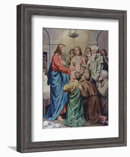 The Last Supper-Heinrich Hofmann-Framed Giclee Print